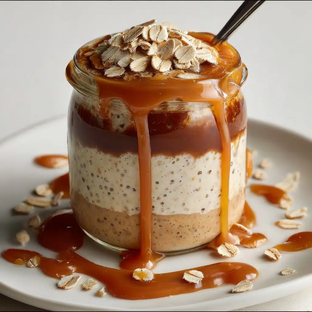 Caramel Macchiato Overnight Oats Recipe - Recipe Image