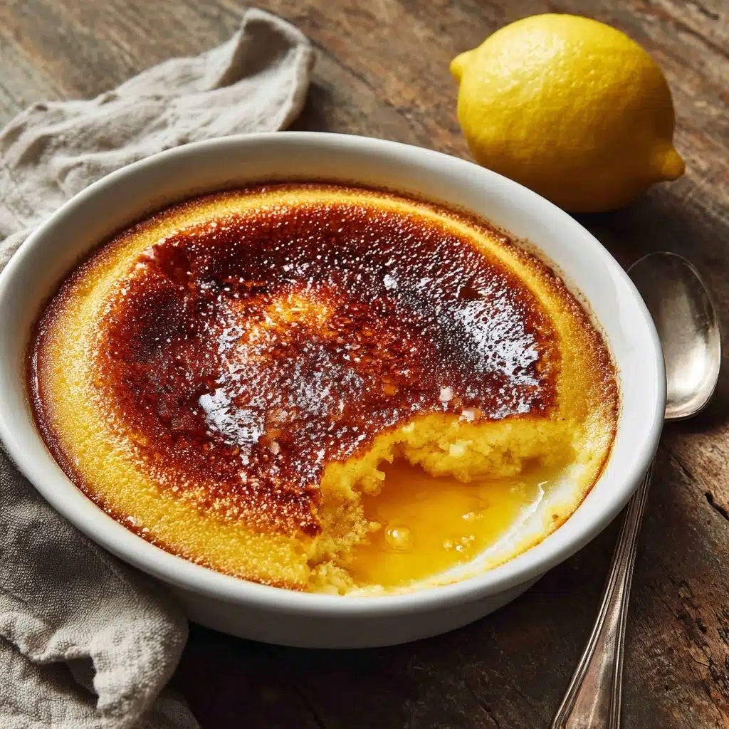 Baked Lemon Pudding Recipe - Recipe Image
