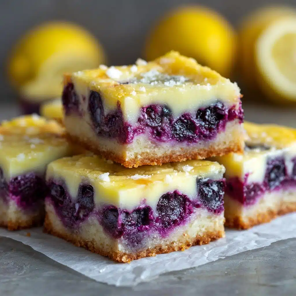 Lemon Blueberry Bars Recipe