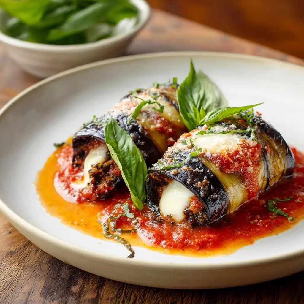 Eggplant Rollatini with Marinara Sauce Recipe