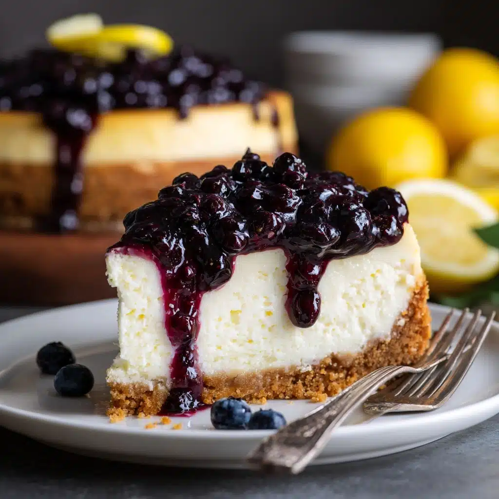 Lemon Blueberry Cheesecake Recipe
