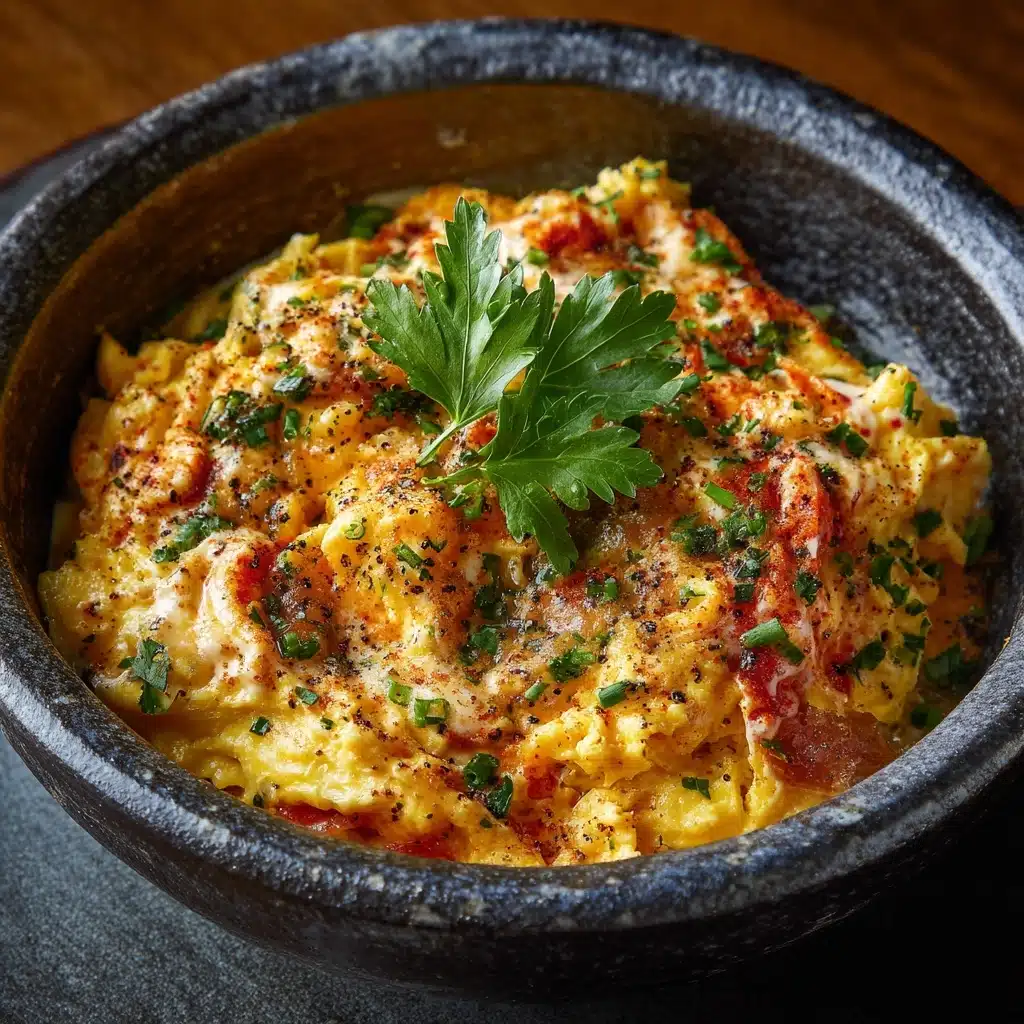 Menemen (Turkish Tomato Scrambled Eggs) Recipe - Recipe Image