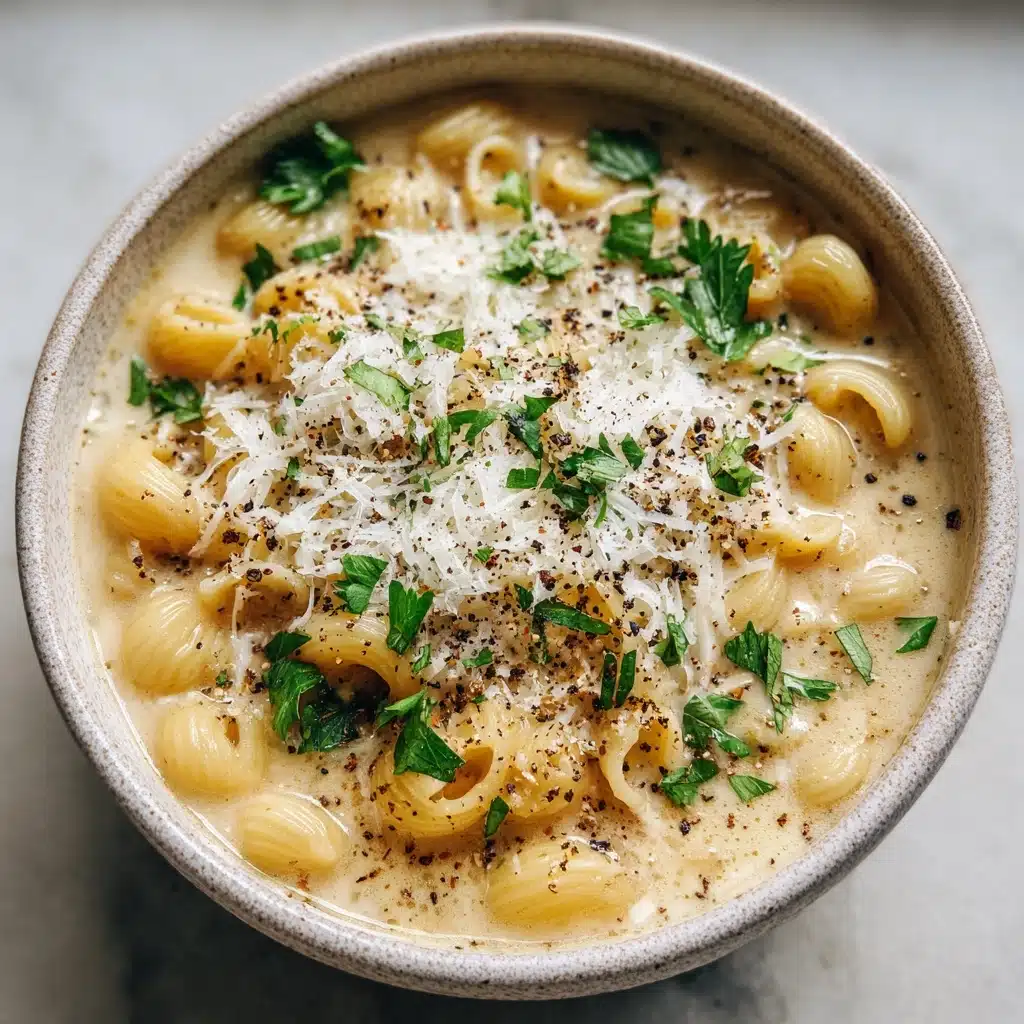 Parmesan Pasta Soup Recipe
