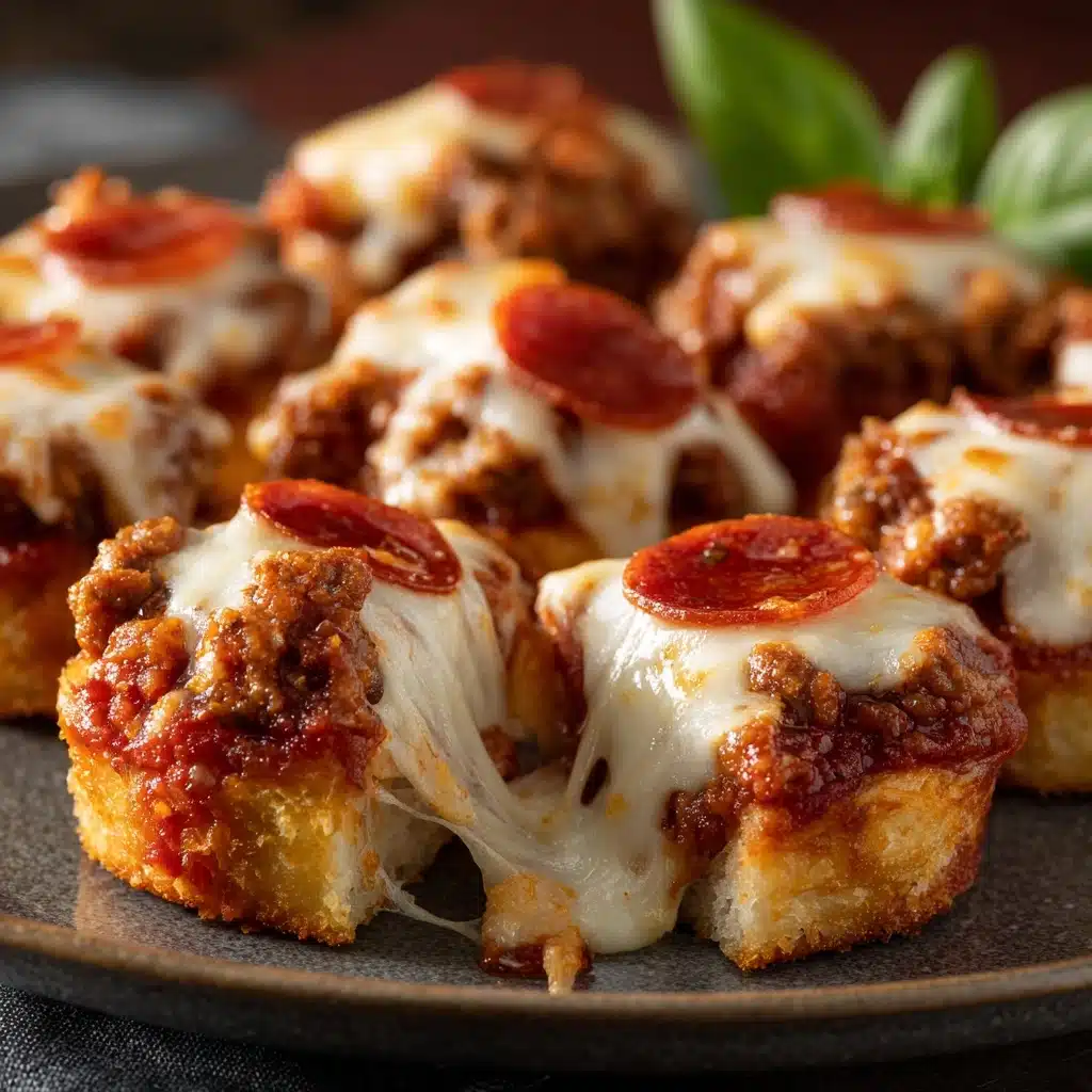 Bite-Sized Pepperoni & Sausage Pizza Puffs Recipe - Recipe Image