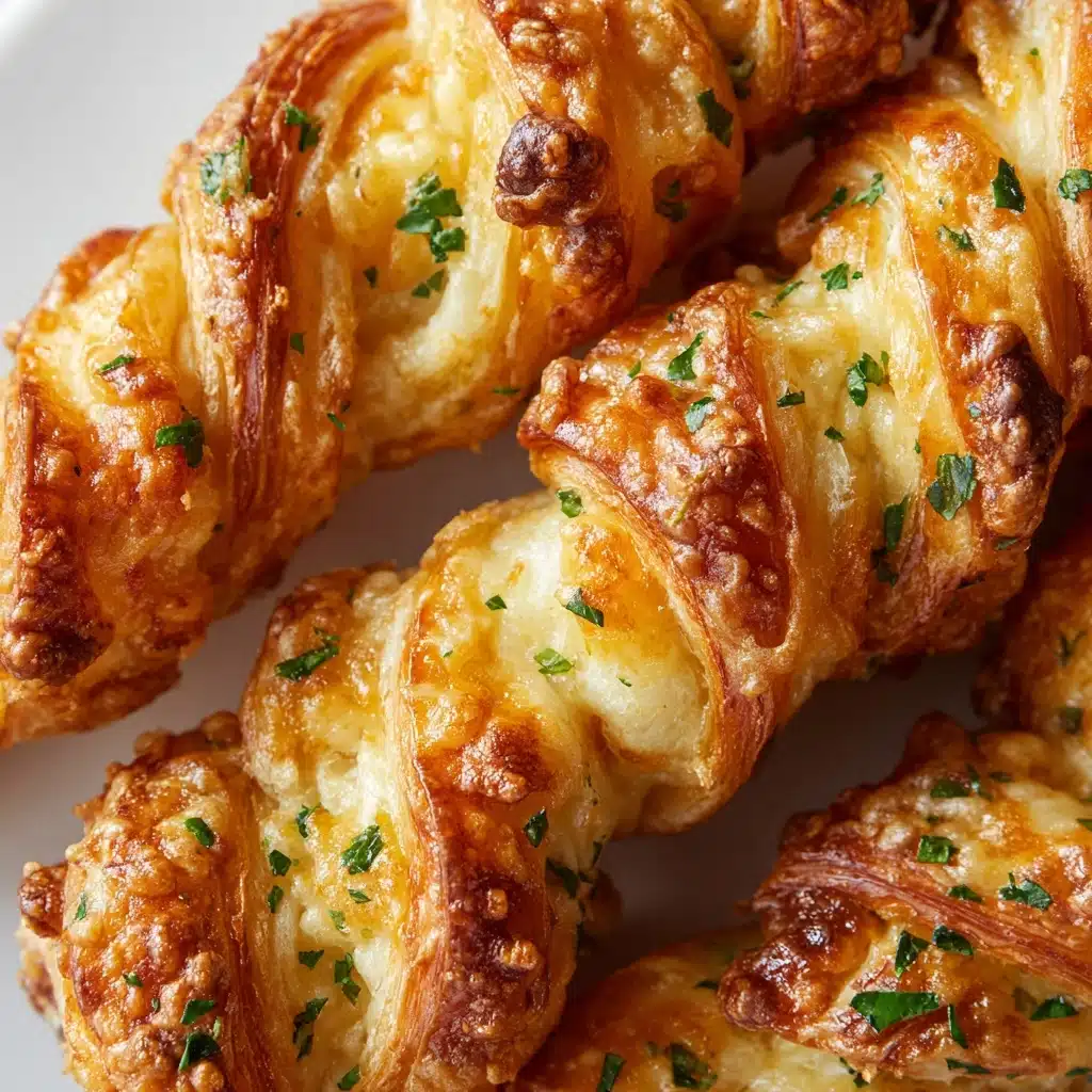 Air Fryer Garlic Parmesan Twists Recipe