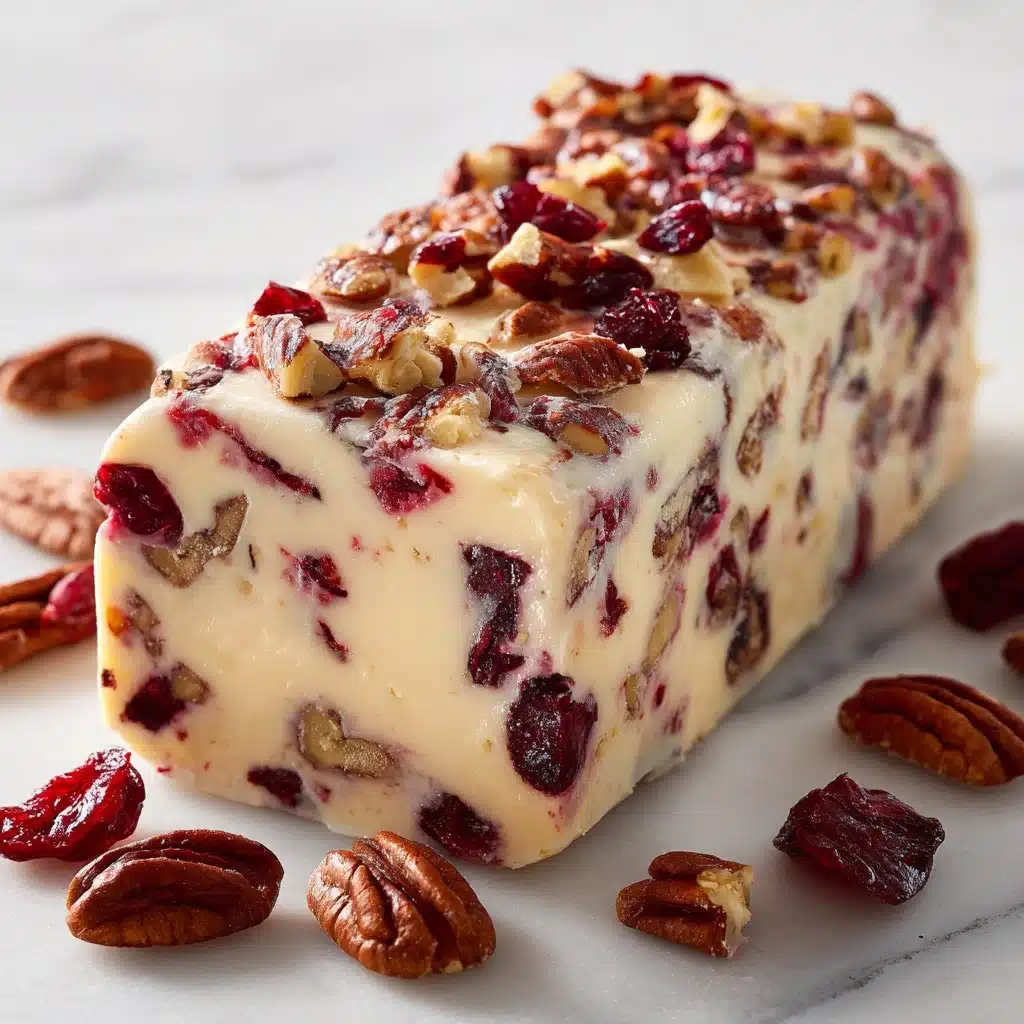 Cranberry Pecan Cheese Log Recipe - Recipe Image