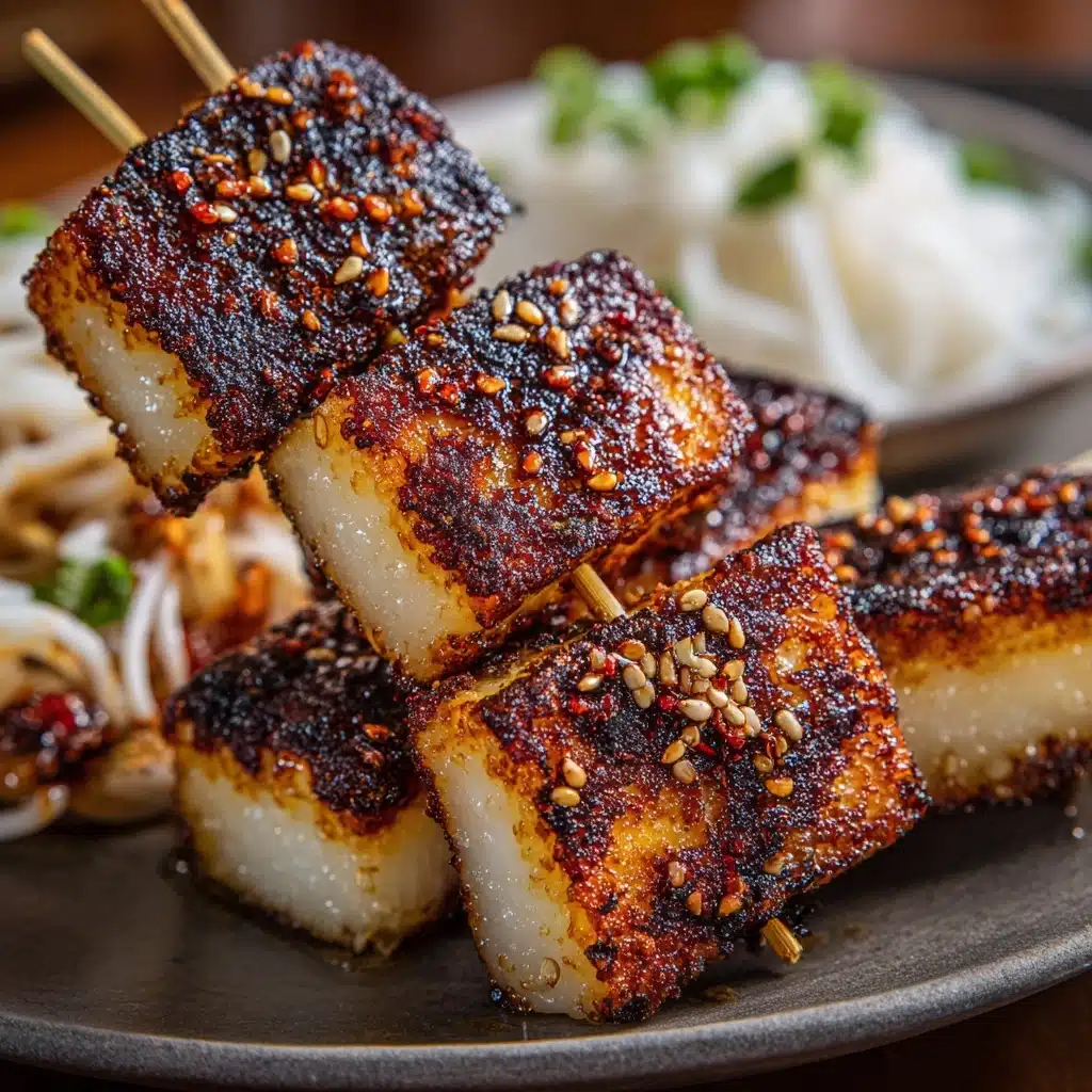 Tteokkochi (Korean Rice Cake Skewers) Recipe - Recipe Image