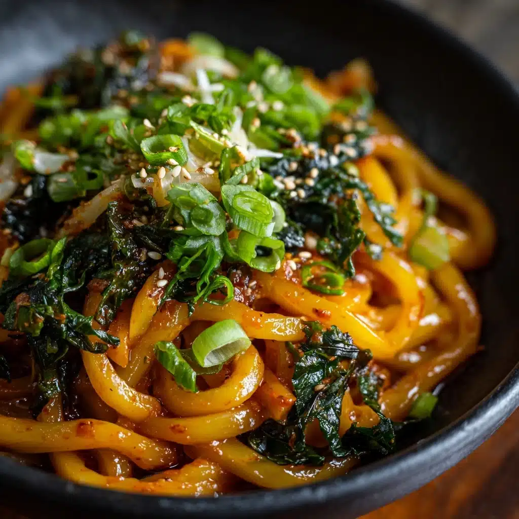 Easy Kimchi Noodles Recipe