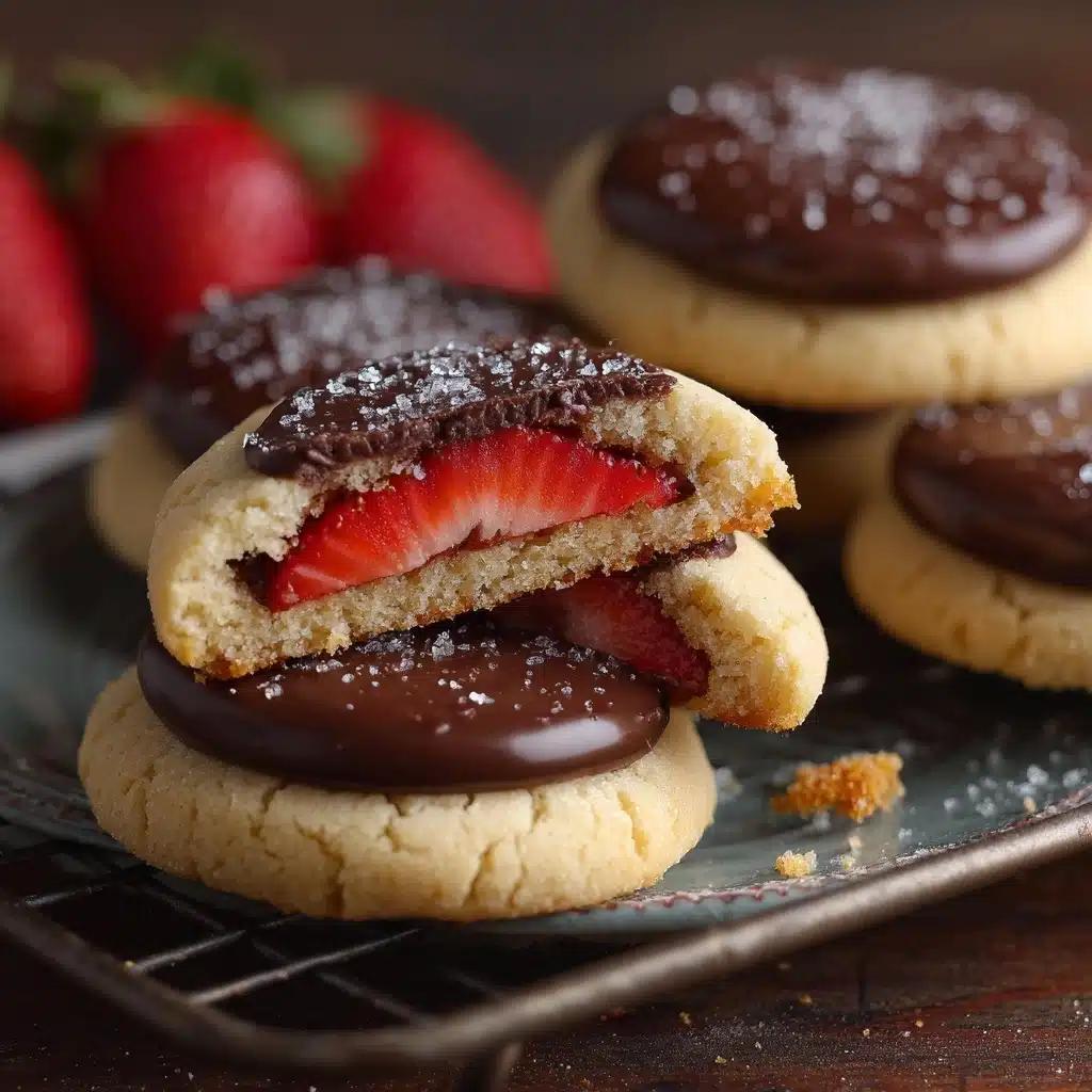 Chocolate-Stuffed Strawberry Sugar Cookies Recipe - Recipe Image