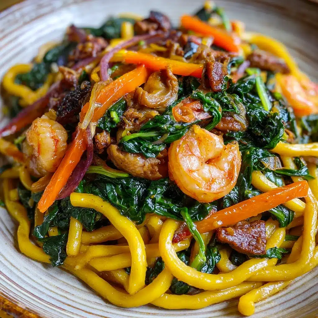 Steak & Shrimp Stir-Fried Noodles Recipe - Recipe Image