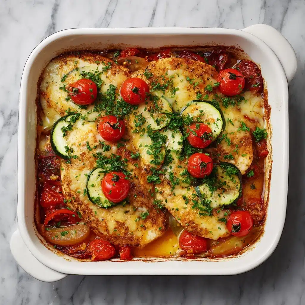 Mediterranean Chicken Zucchini Bake Recipe - Recipe Image