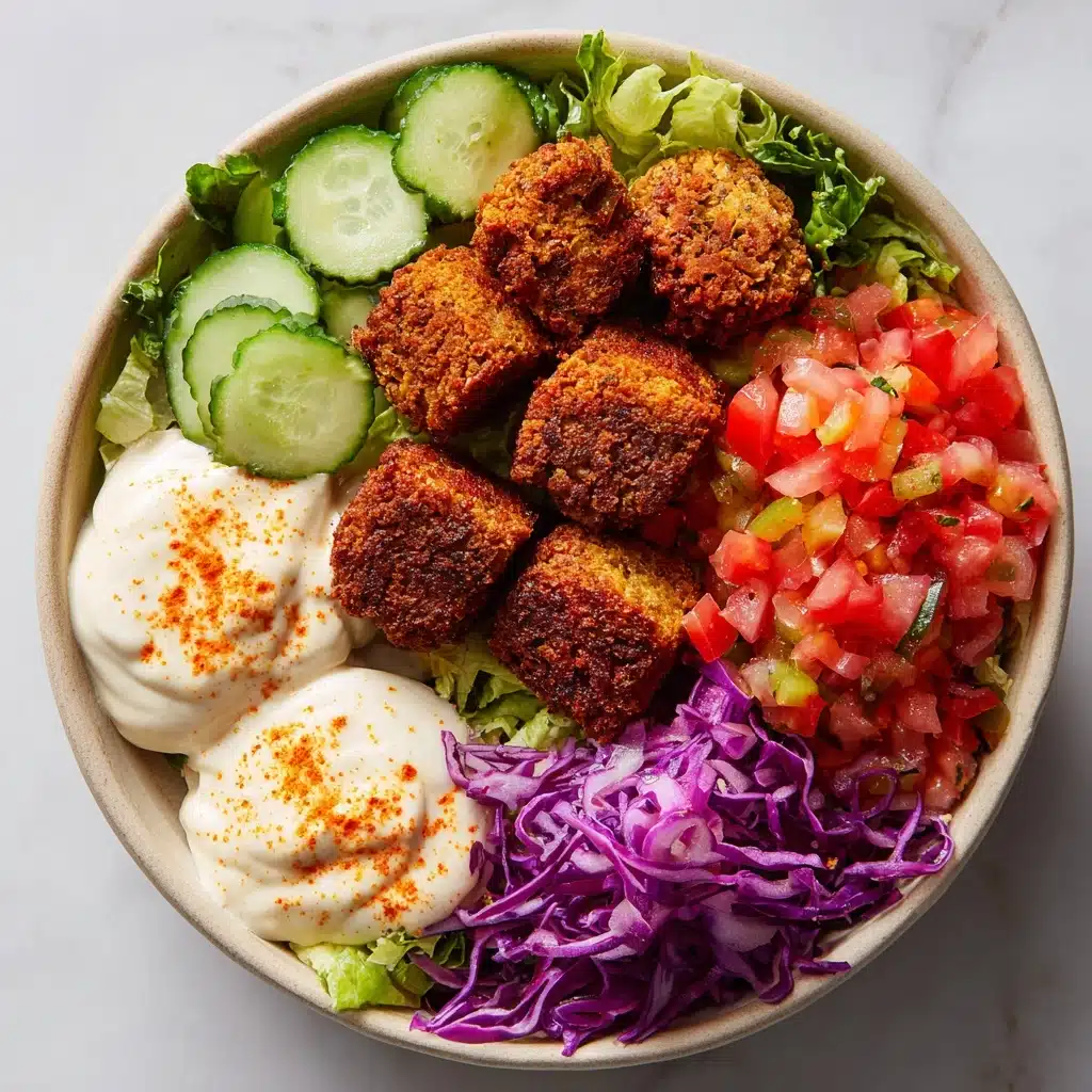 Easy Chicken Falafel Bowls Recipe - Recipe Image