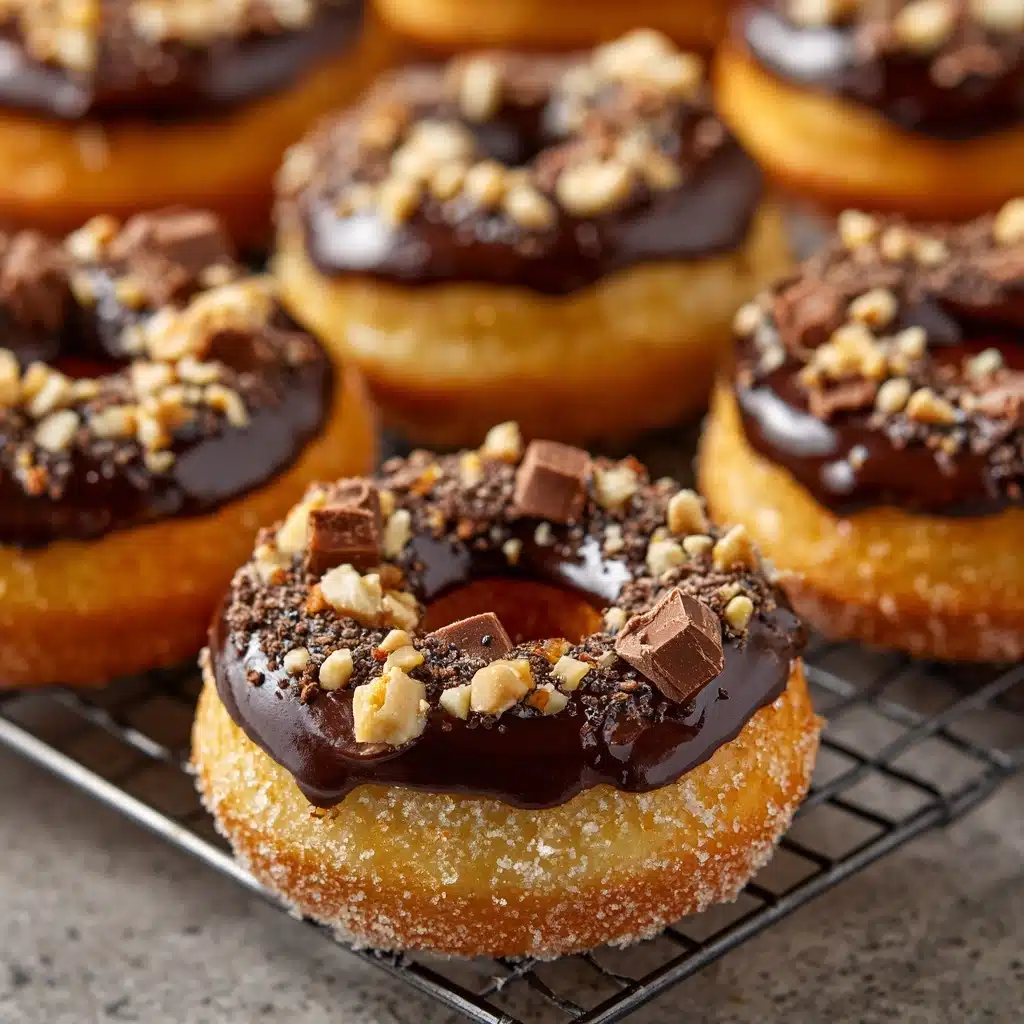 Chocolate Hazelnut Cream Doughnuts Recipe - Recipe Image