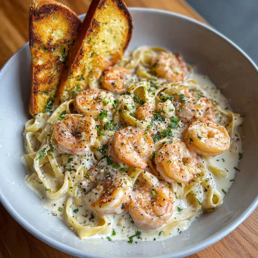 Fettuccine Alfredo with Shrimp Recipe - Recipe Image