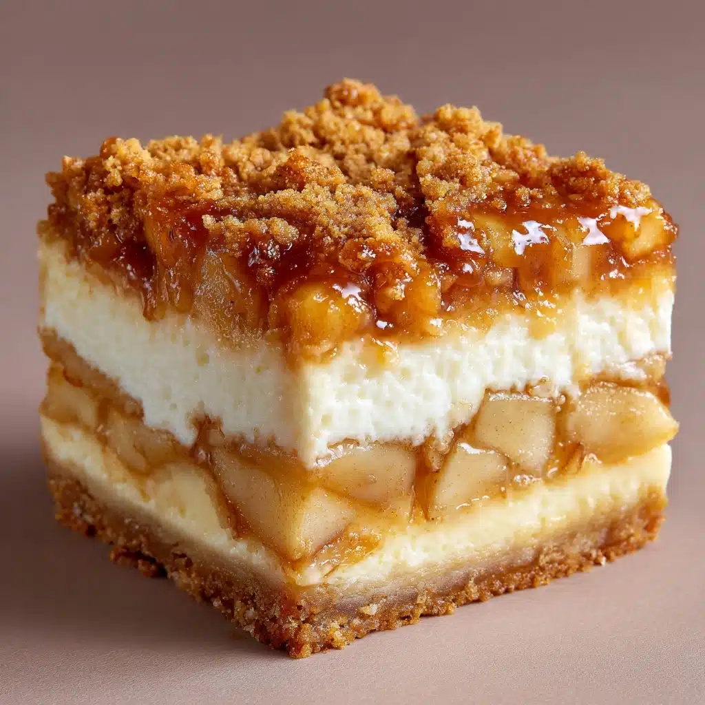 Apple Crisp Mini Cheesecakes Recipe - Recipe Image