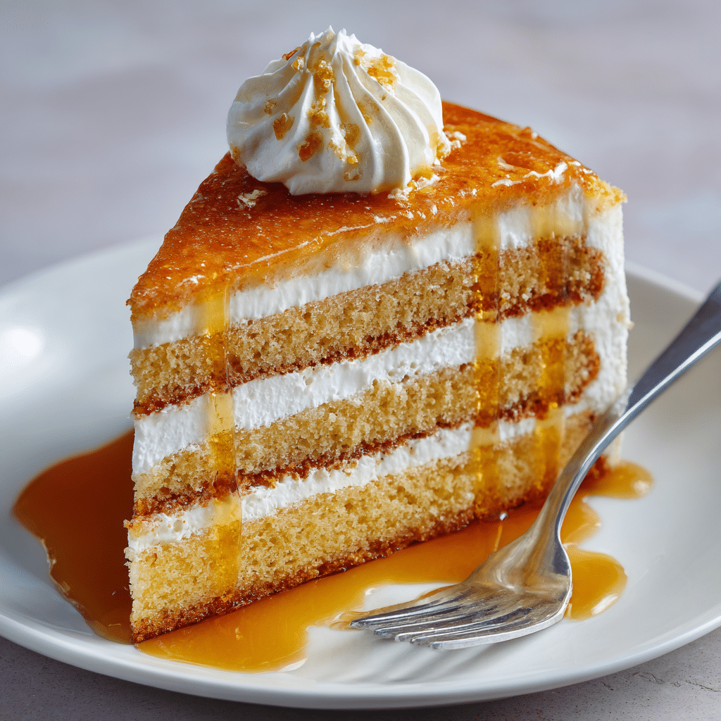 Cornbread Cake with Whipped Honey Butter Recipe - Recipe Image
