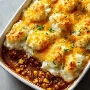 Shepherd’s Pie Tater Tot Casserole Recipe