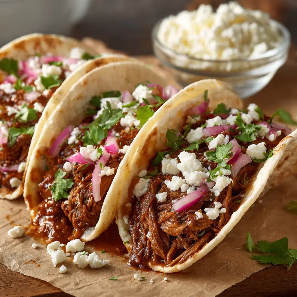 Slow Cooker BBQ Beef Brisket Tacos Recipe - Recipe Image