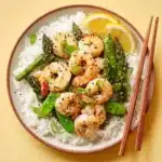 Shrimp and Asparagus Stir Fry with Lemon Sauce Recipe