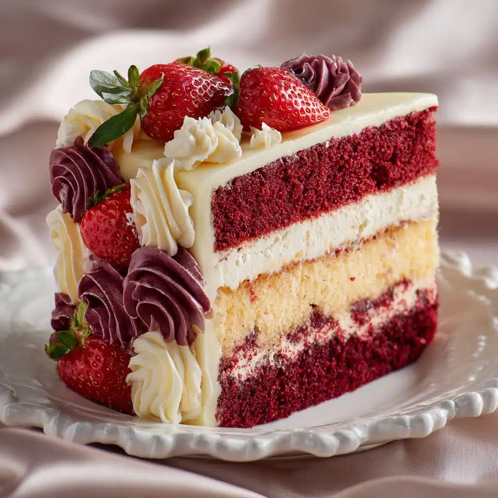 Red Velvet Strawberry Cheesecake Recipe - Recipe Image