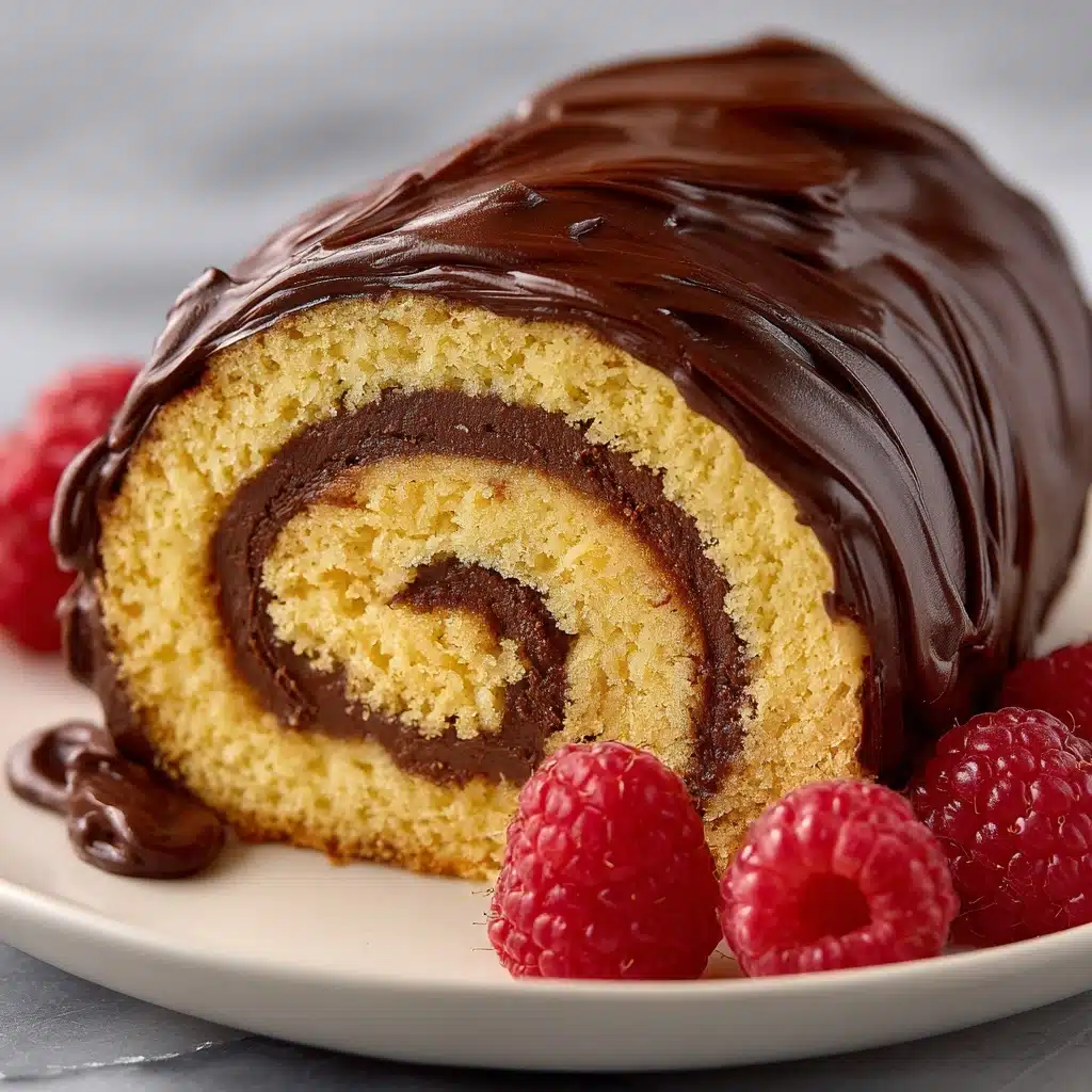 Chocolate Raspberry Swiss Roll Recipe