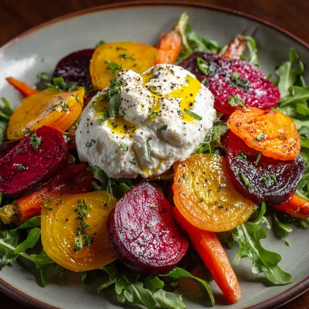 Grilled Sweet Potato & Burrata Salad with Cranberry Pepita Pesto Recipe - Recipe Image