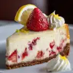 Strawberry Lemon Cheesecake Recipe