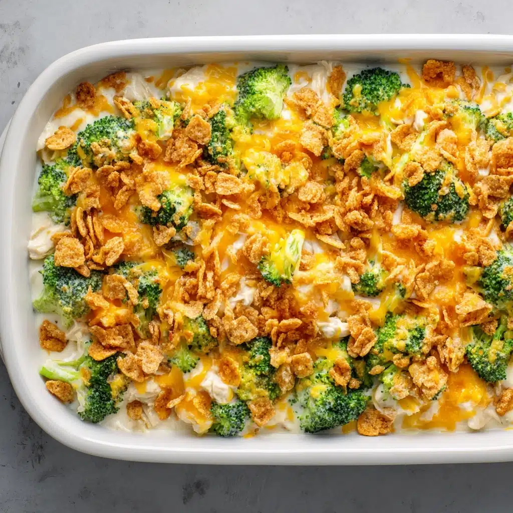 Easy Cheesy Chicken and Broccoli Casserole Recipe - Recipe Image