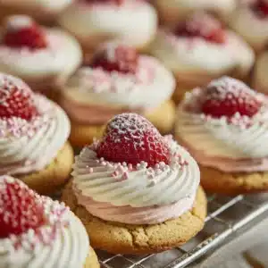 Strawberry Kiss Cookies Recipe