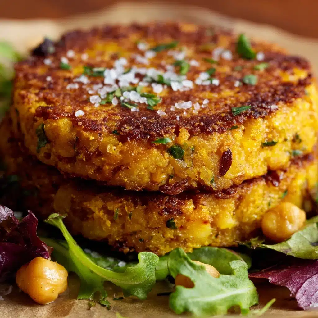 Crispy Chickpea & Sweet Potato Fritters Recipe - Recipe Image