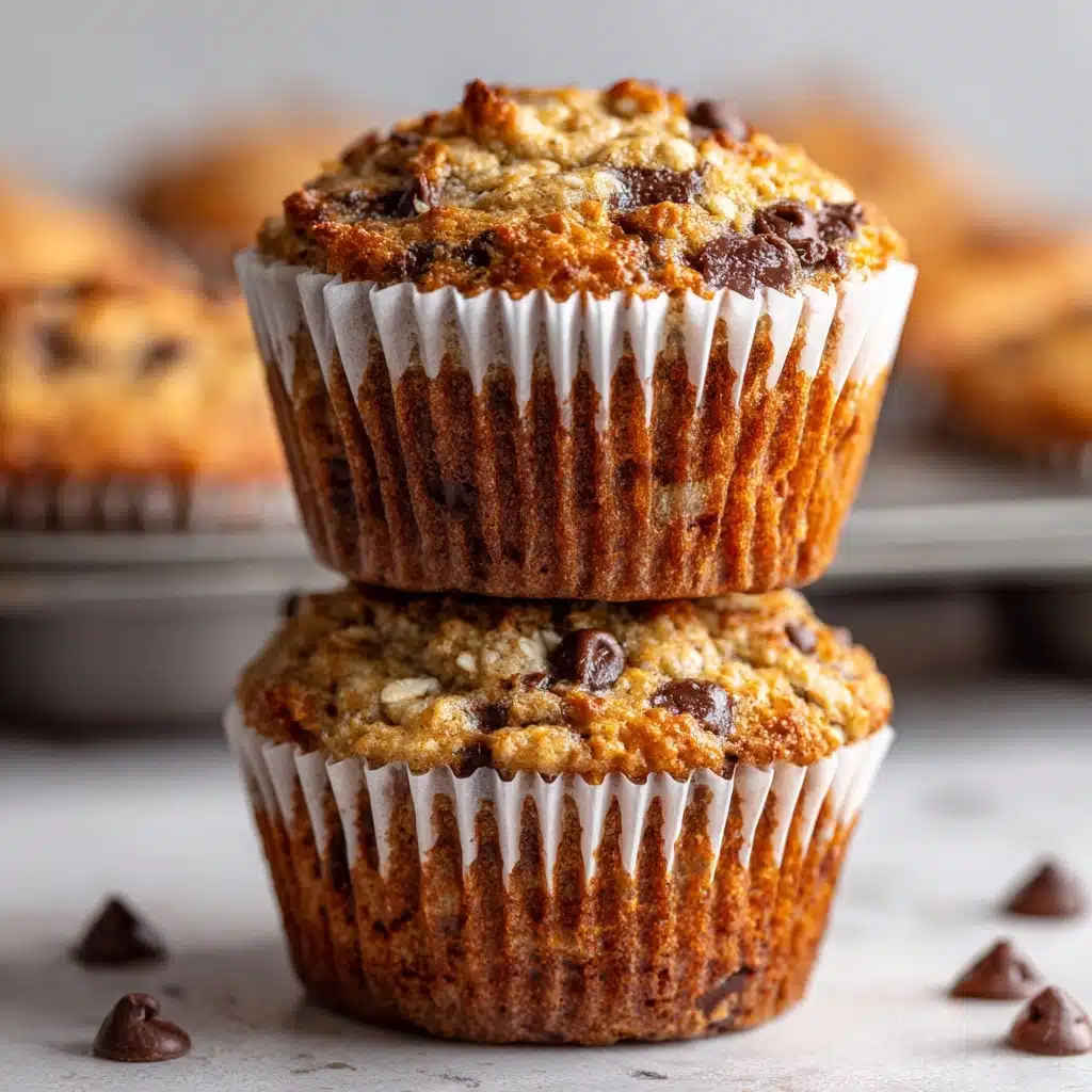 Oatmeal Chocolate Chip Muffins Recipe - Recipe Image