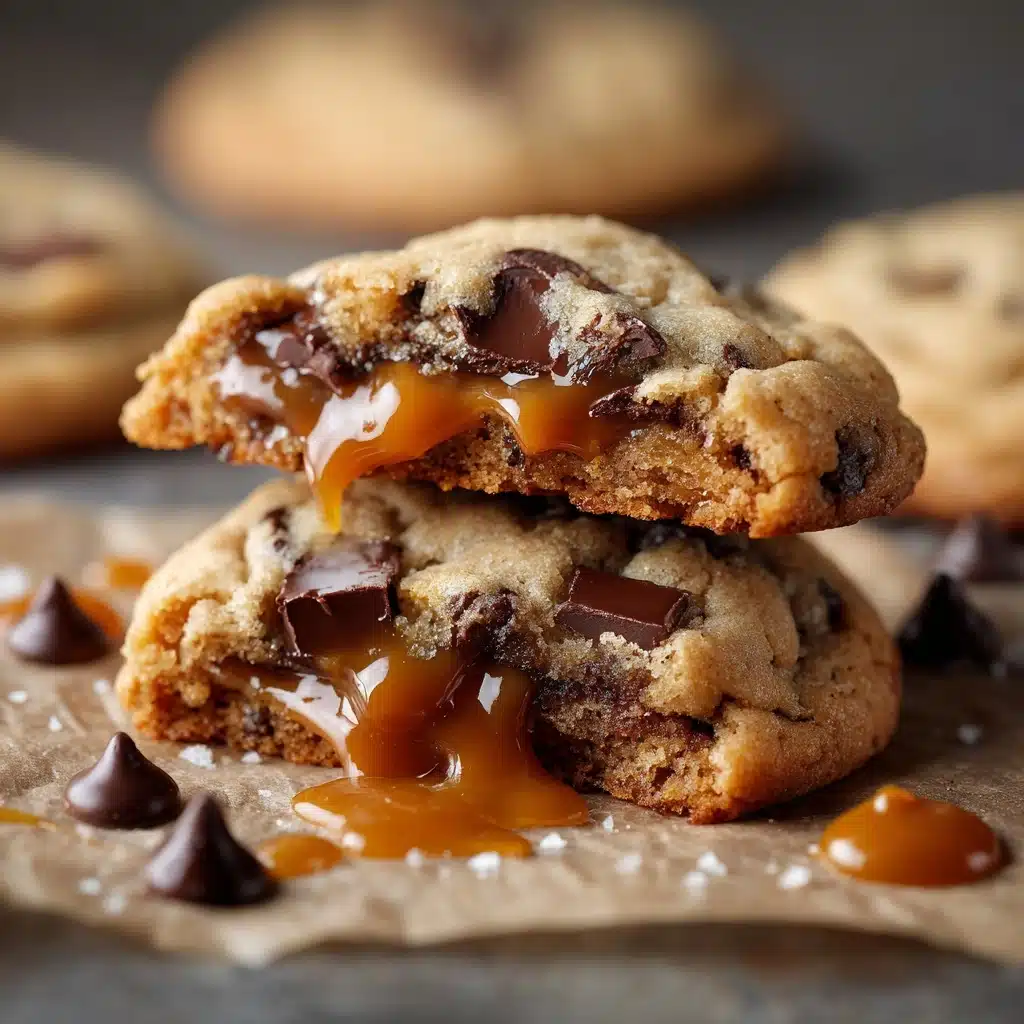 Caramel Chocolate Chip Cookies Recipe - Recipe Image