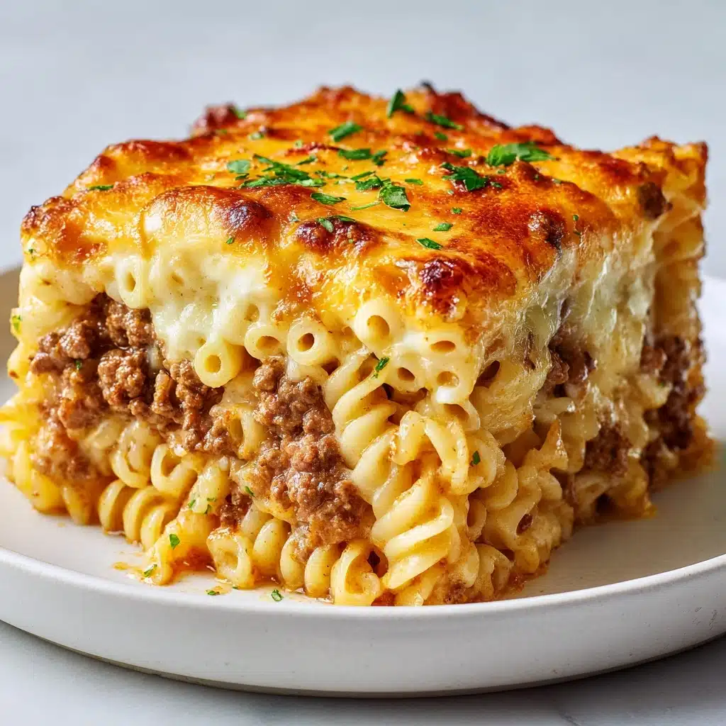 Cheesy Loaded Beef Meatloaf Casserole Recipe