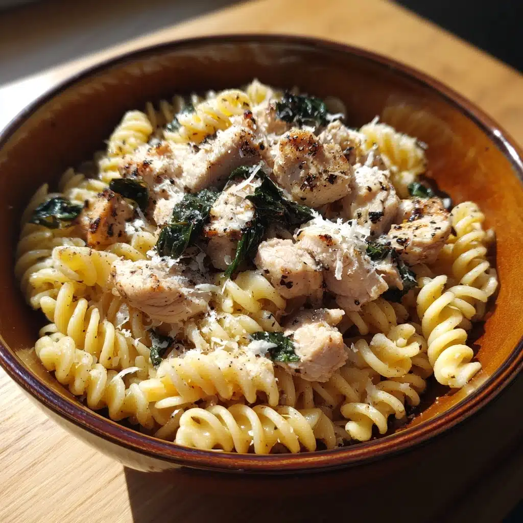Crockpot Garlic Parmesan Chicken Pasta Recipe - Recipe Image
