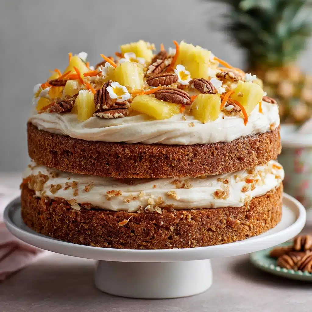 Hawaiian Pineapple Carrot Cream Cake Recipe - Recipe Image