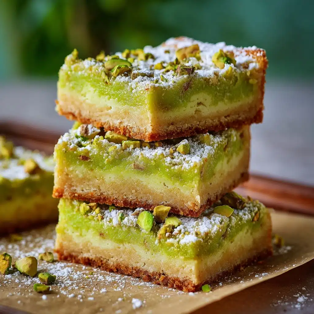 Pistachio Pudding Sugar Cookie Bars Recipe