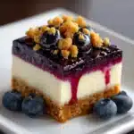 Lavender and Blueberry Cheesecake Bars Recipe
