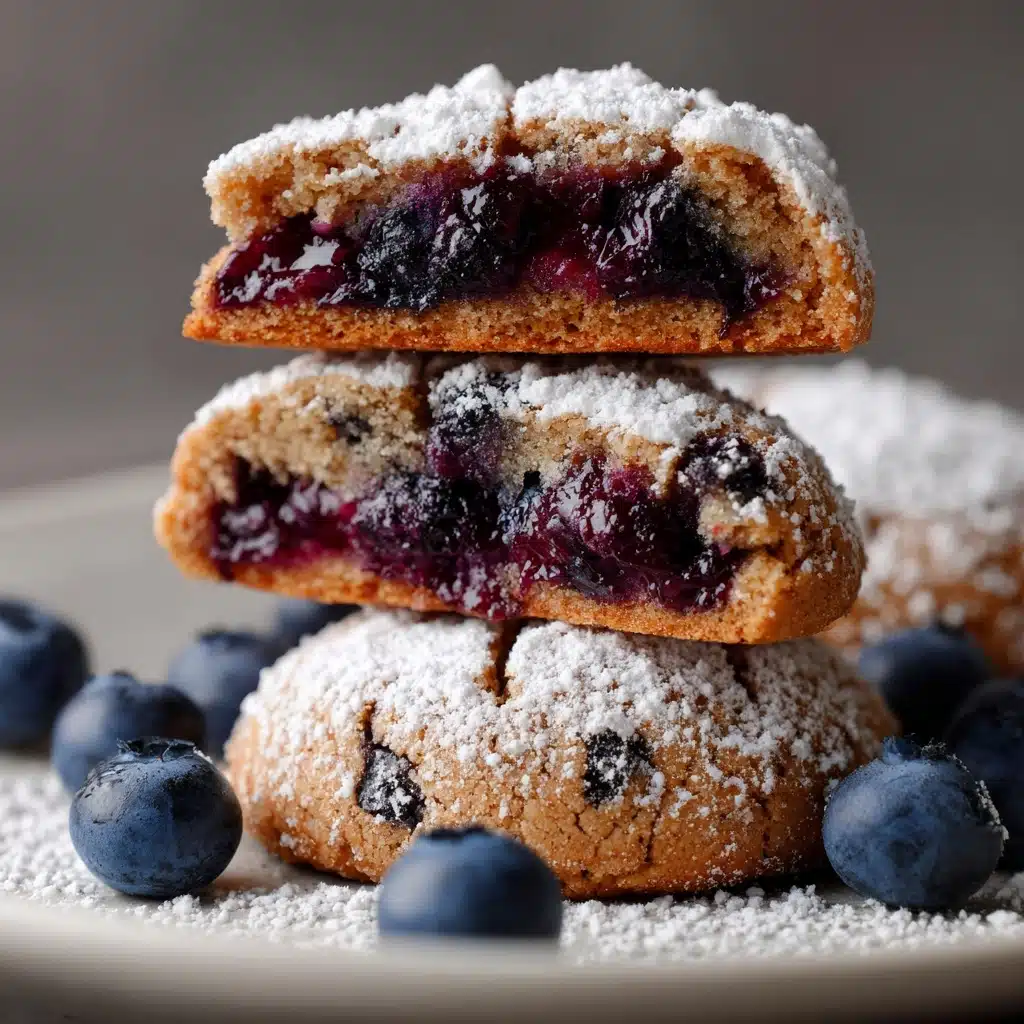 Blueberry Crinkle Cookies Recipe - Recipe Image