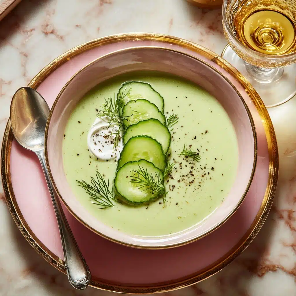 Cold Cucumber Soup with Yogurt and Dill Recipe - Recipe Image