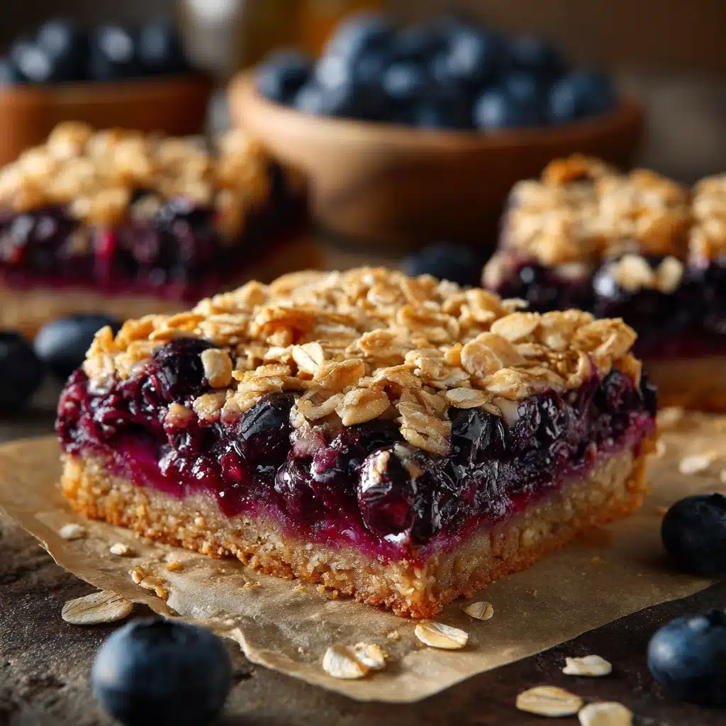 Blueberry Oatmeal Breakfast Bars Recipe