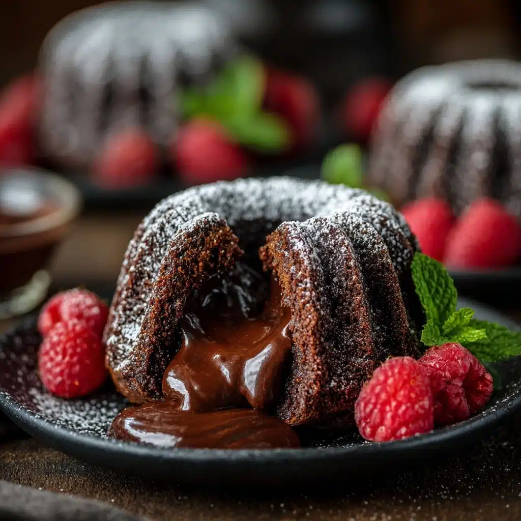 Mini Chocolate Lava Bundt Cakes Recipe