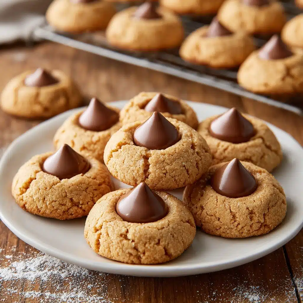 Homemade Peanut Butter Kiss Cookies Recipe