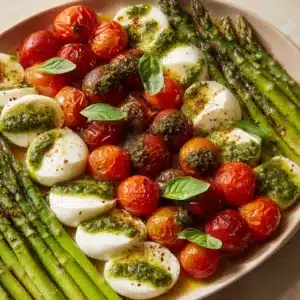 ** Caprese Roasted Asparagus Recipe