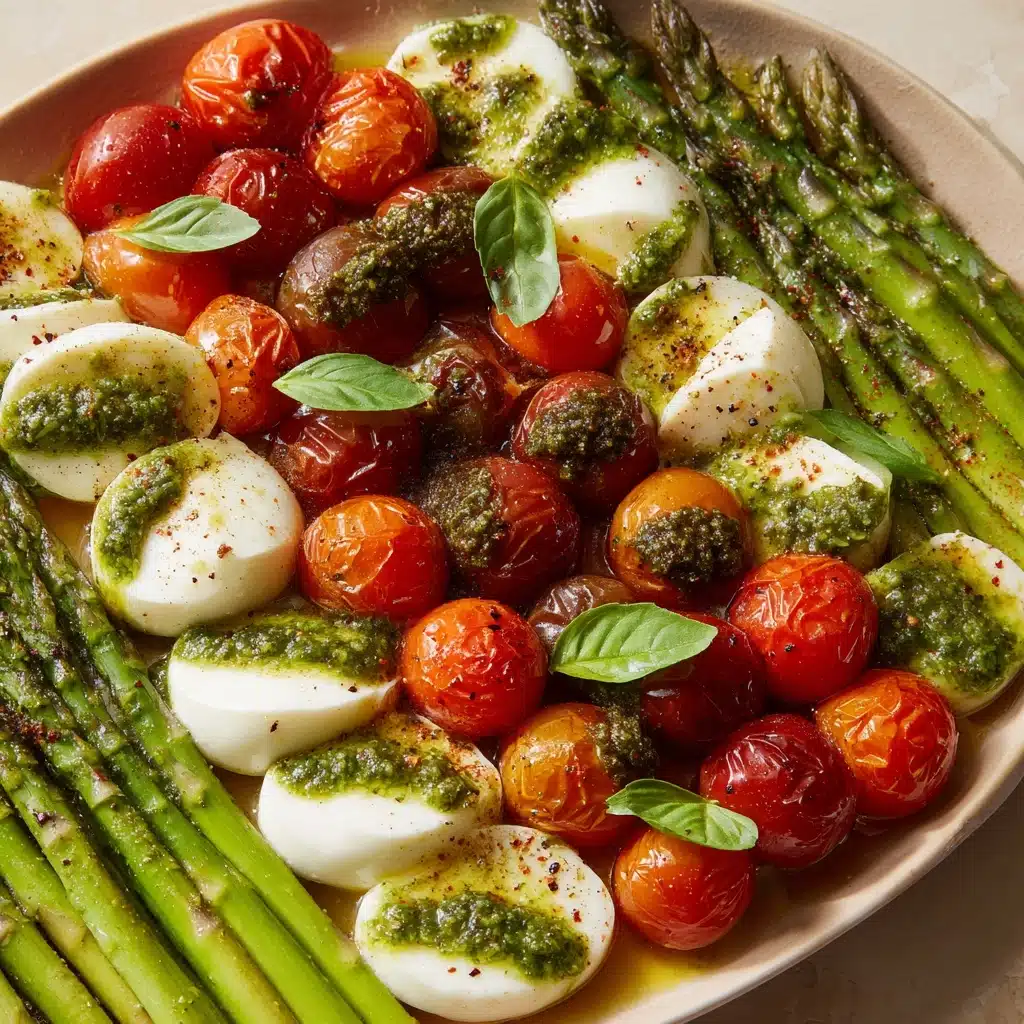 ** Caprese Roasted Asparagus Recipe