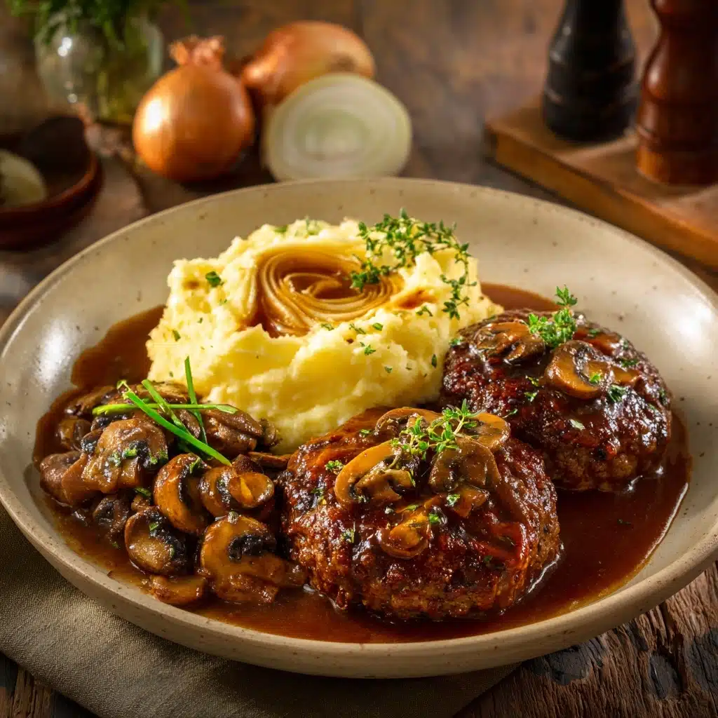Salisbury Steak with Mushroom Gravy Recipe