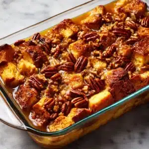 Pecan Pie Bread Pudding Recipe