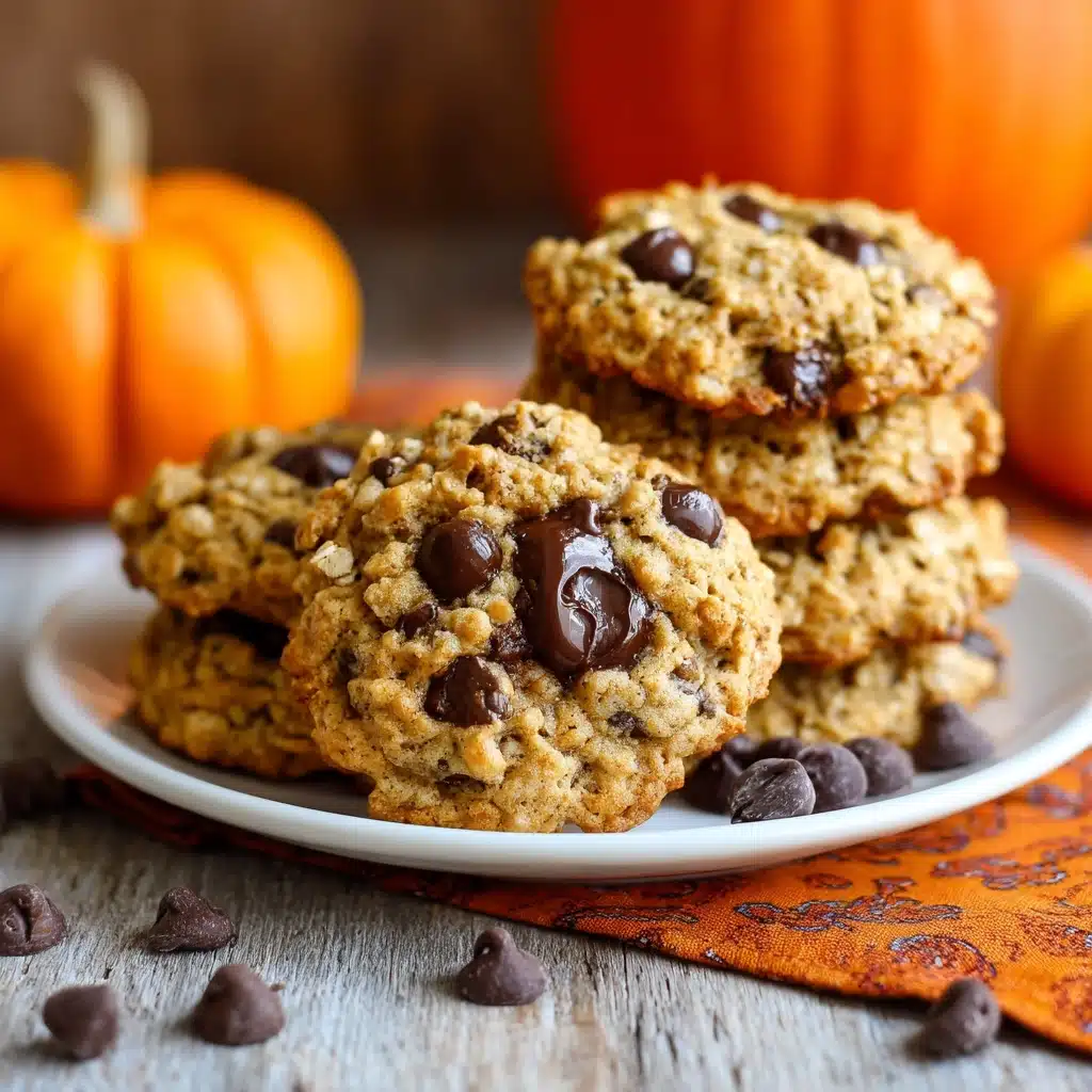 Pumpkin Oatmeal Chocolate Chip Cookies Recipe - Recipe Image