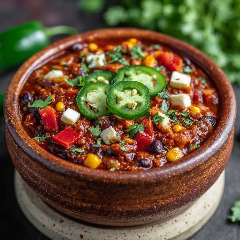 Three-Bean Sweet Potato Chili Recipe