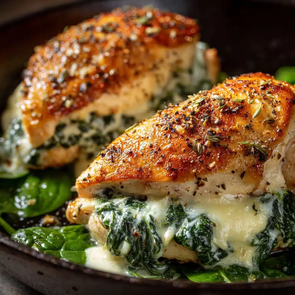 Spinach and Cheese Stuffed Chicken Breast Recipe
