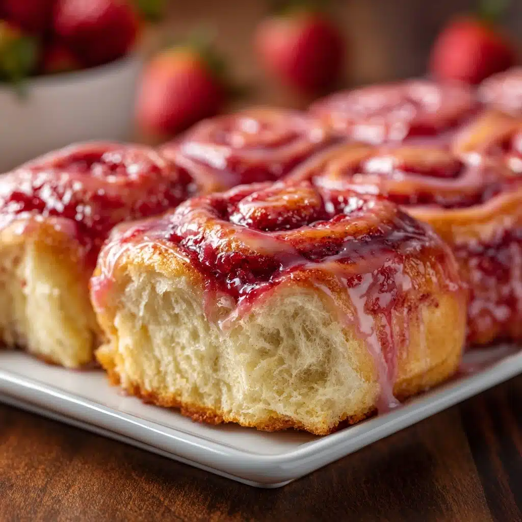 Strawberry Cinnamon Rolls Recipe - Recipe Image